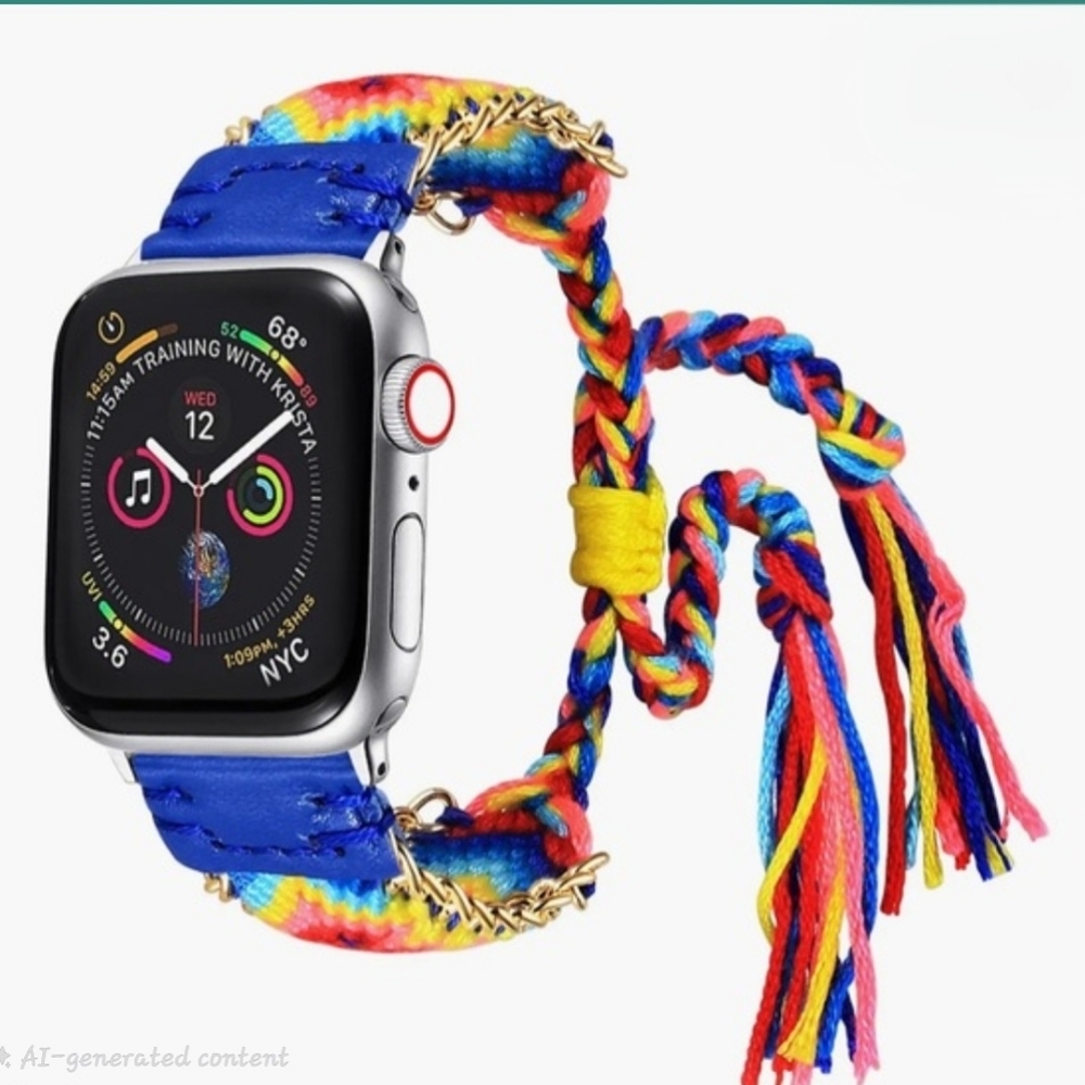 Friendship Bracelet Apple Watch® Watchband-38/40/41mm-NIB